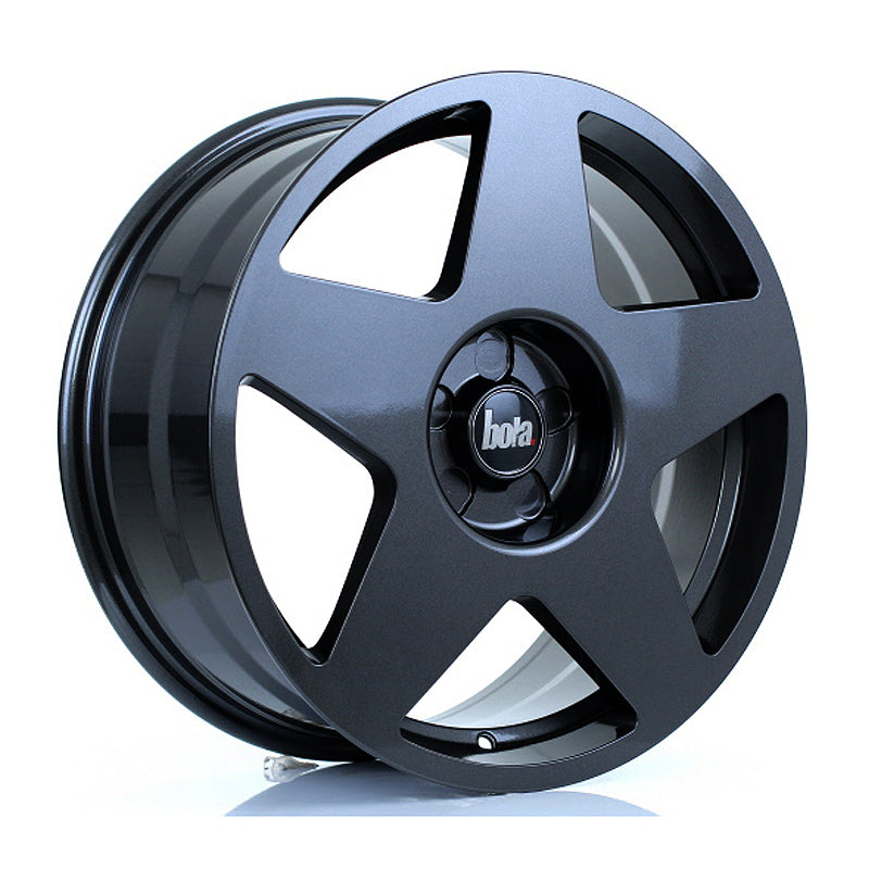 BOLA B10 Alloy Wheel 18x8 5x100 ET30 To 45 72.6mm CB Gloss Gunmetal
