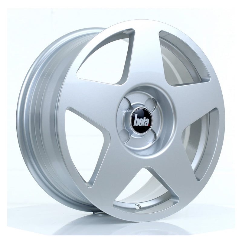 BOLA B10 Alloy Wheel 17x7.5 5x120 ET40 To 45 72.6mm CB Crystal Silver