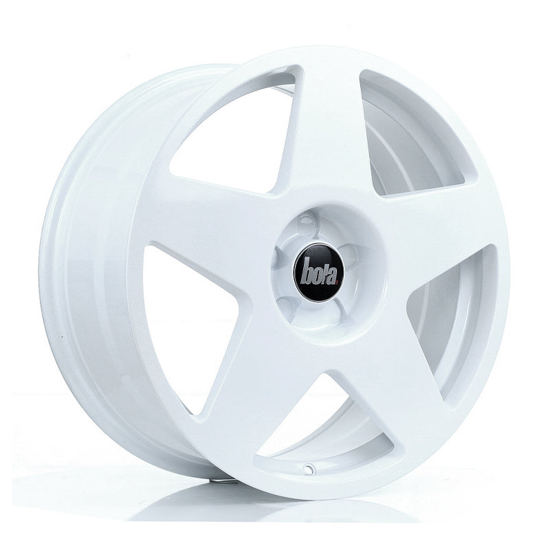 BOLA B10 Alloy Wheel 19x8.5 5x100 ET25 To 45 72.6mm CB White