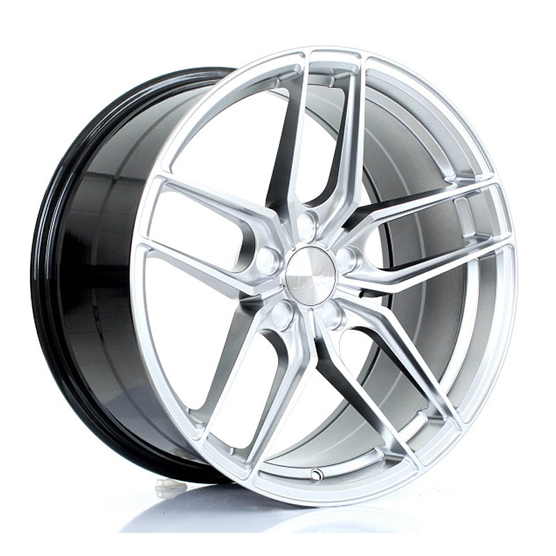 BOLA B11 Alloy Wheel 19x9.5 5x100 ET25 To 45 72.6mm CB Hyper Silver