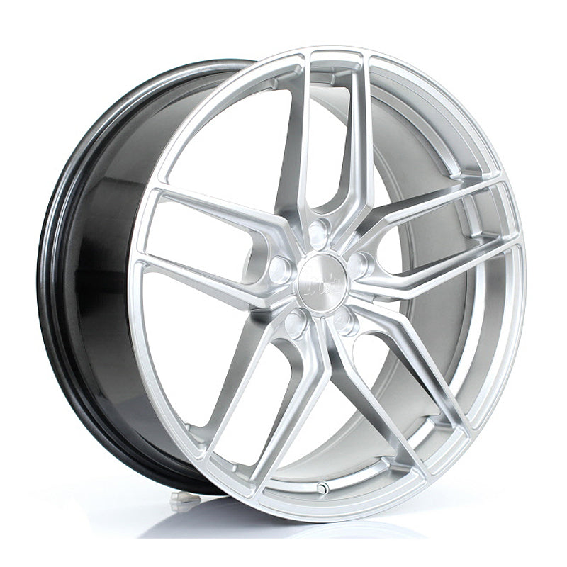 BOLA B11 Alloy Wheel 20x8.5 5x108 ET20 To 45 72.6mm CB Hyper Silver