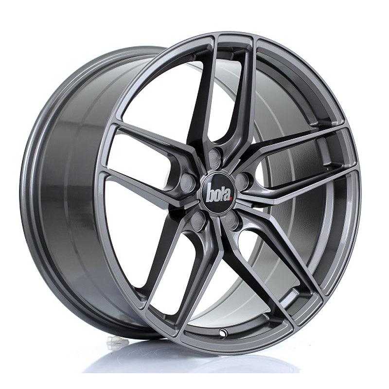 BOLA B11 Alloy Wheel 19x9.5 5x98 ET25 To 45 72.6mm CB Light Gunmetal