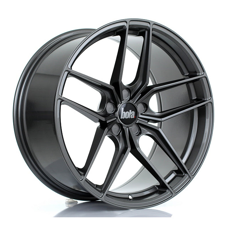 BOLA B11 Alloy Wheel 20x10 5x118 ET20 To 45 72.6mm CB Light Gunmetal