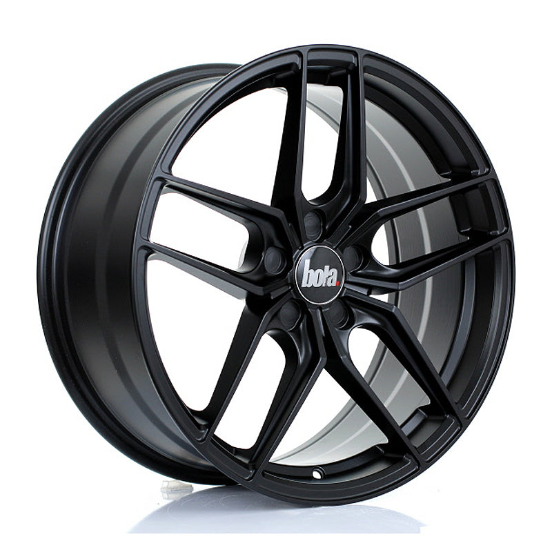 BOLA B11 Alloy Wheel 19x8.5 5x100 ET25 To 52 72.6mm CB Matt Black