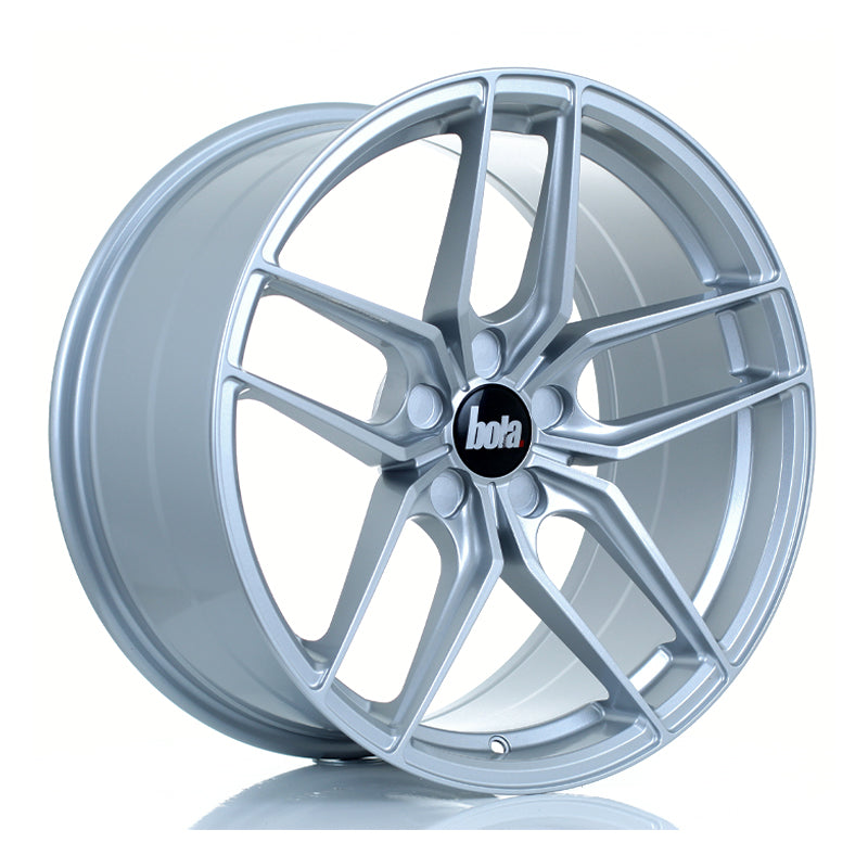 BOLA B11 Alloy Wheel 19x9.5 5x100 ET25 To 45 72.6mm CB Crystal Silver