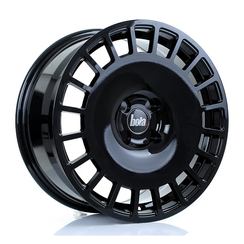 BOLA B12 Alloy Wheel 17x8 5x110 ET30 To 45 72.6mm CB Gloss Black