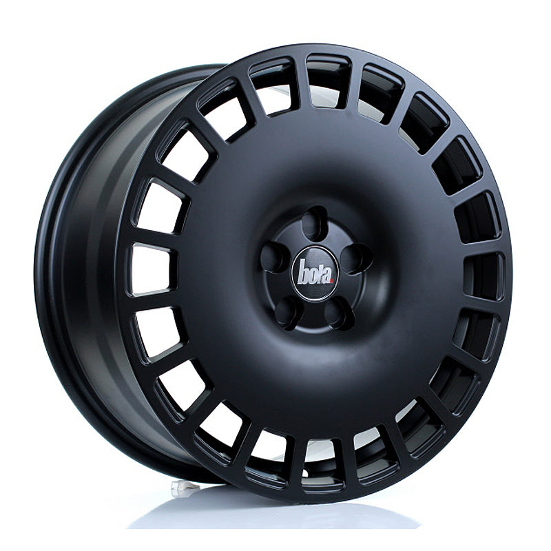 BOLA B12 Alloy Wheel 18x8 5x108 ET30 To 45 72.6mm CB Matt Black