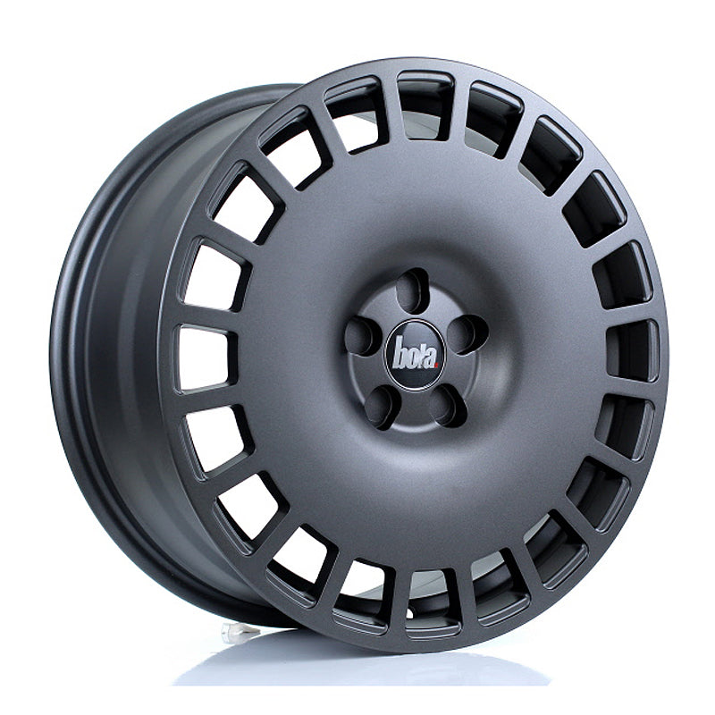 BOLA B12 Alloy Wheel 18x8 5x108 ET30 To 45 72.6mm CB Matt Gunmetal