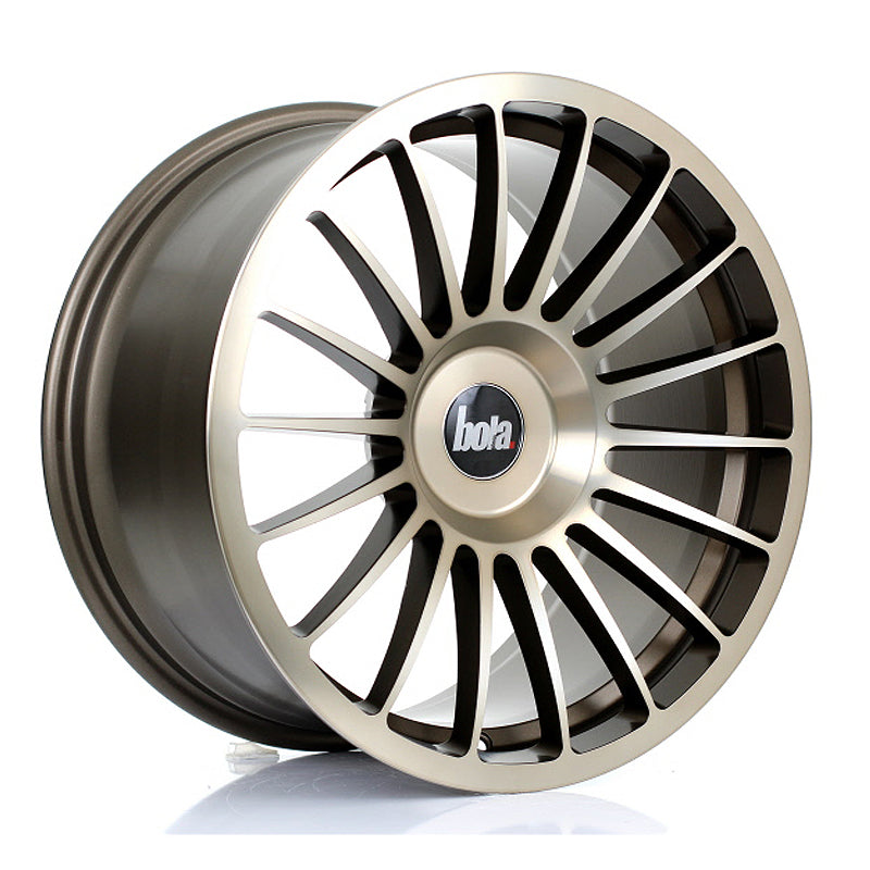 BOLA B14 Alloy Wheel 18x9.5 5x98 ET30 To 45 72.6mm CB Hyper Bronze
