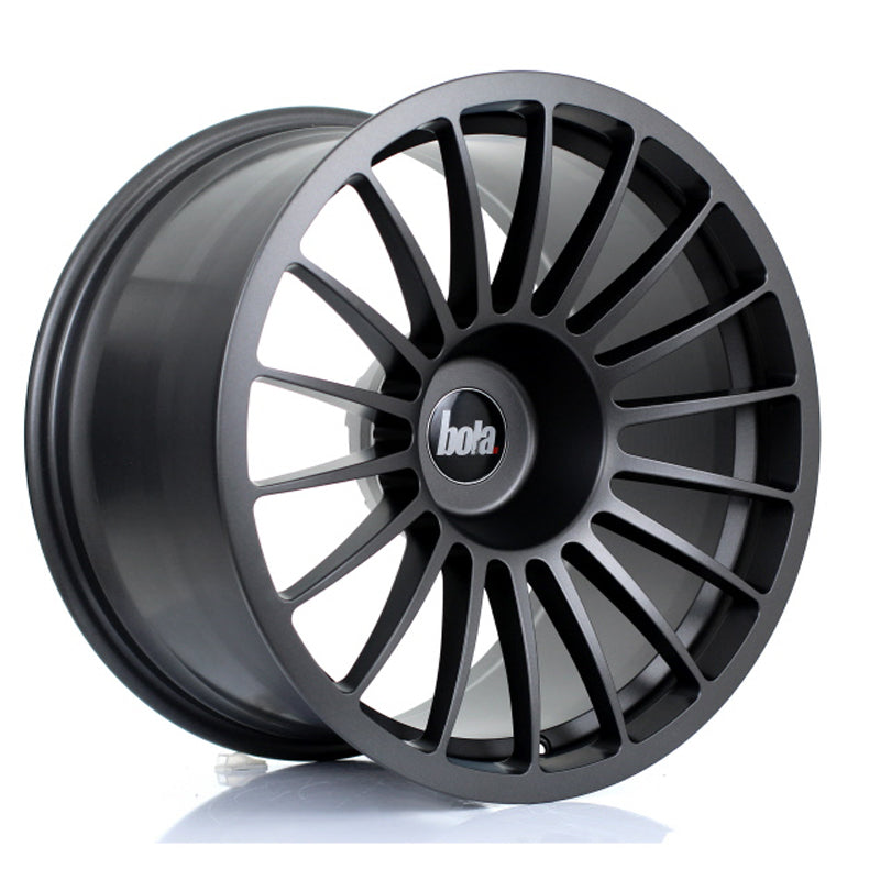 BOLA B14 Alloy Wheel 18x10.5 5x105 ET10 To 25 72.6mm CB Matt Gunmetal