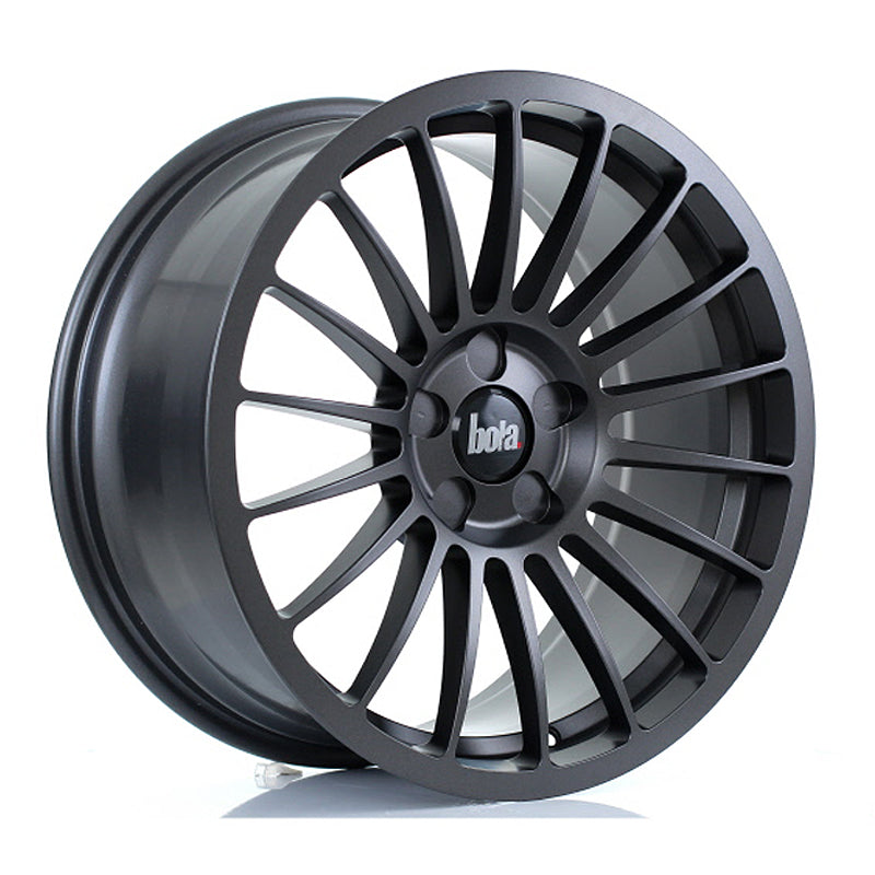 BOLA B14 Alloy Wheel 18x8.5 5x120 ET30 To 45 72.6mm CB Matt Gunmetal