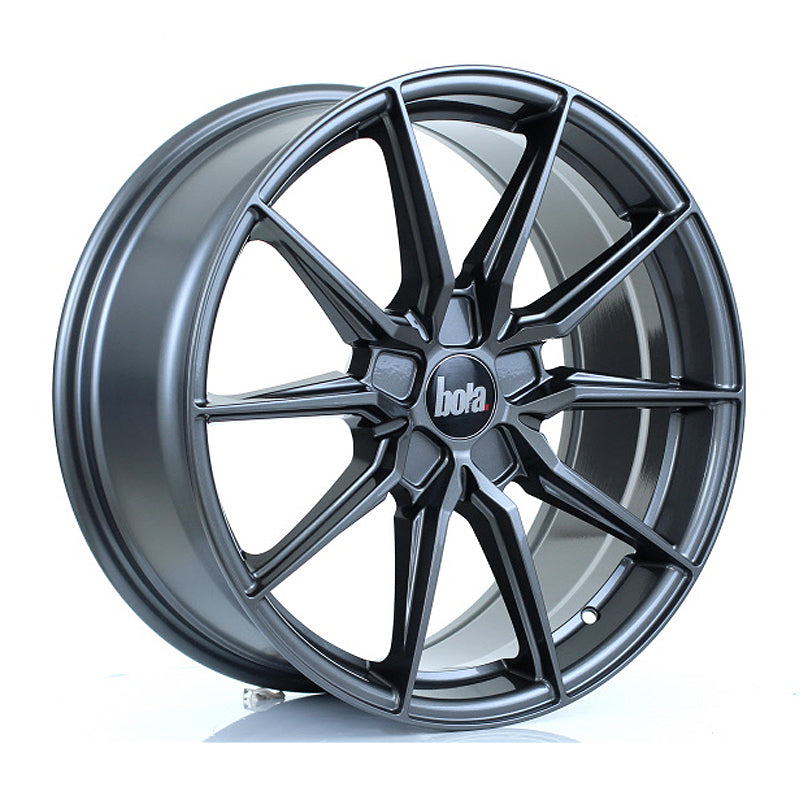 BOLA B16 Alloy Wheel 19x8.5 5x128 ET25 To 45 72.6mm CB Gloss Gunmetal