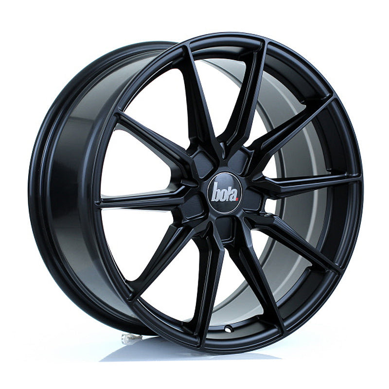 BOLA B16 Alloy Wheel 19x8.5 5x130 ET25 To 45 72.6mm CB Matt Black