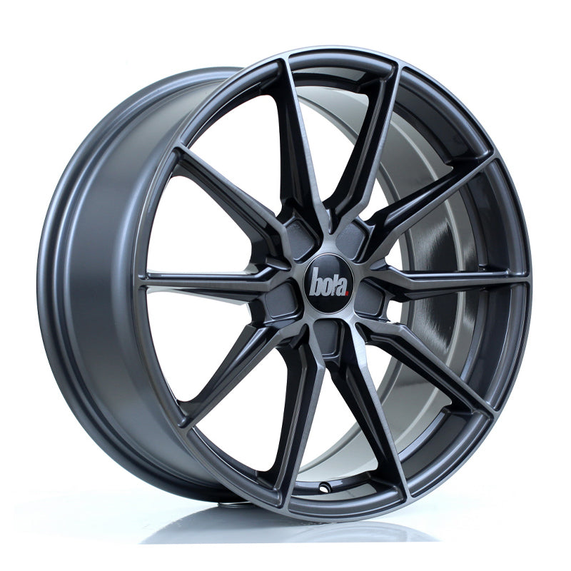 BOLA B16 Alloy Wheel 19x8.5 5x120 ET25 To 45 72.6mm CB Titanium