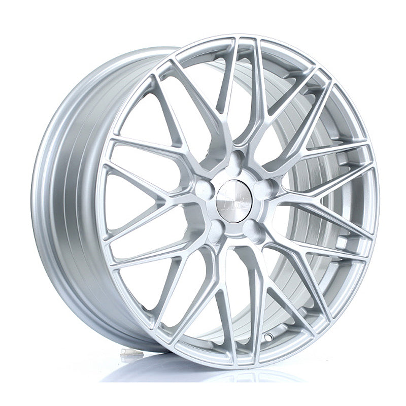 BOLA B17 Alloy Wheel 19x8.5 5x100 ET25 To 45 72.6mm CB Crystal Silver