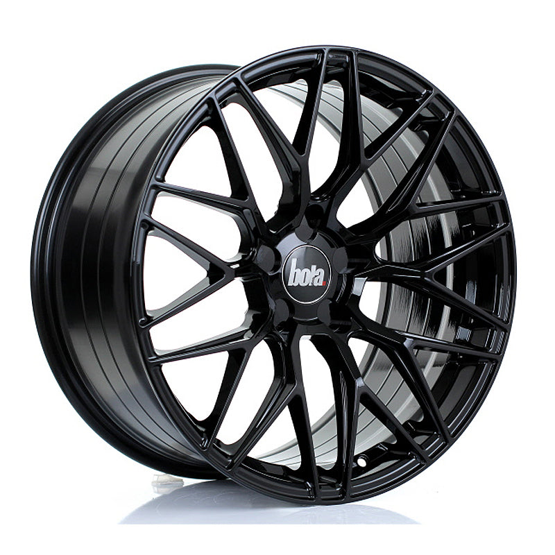 BOLA B17 Alloy Wheel 19x9.5 5x100 ET25 To 45 72.6mm CB Gloss Black