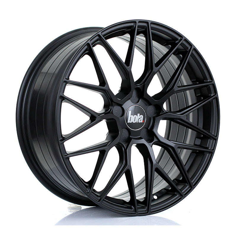BOLA B17 Alloy Wheel 19x8.25 5x110 ET25 To 45 72.6mm CB Matt Black