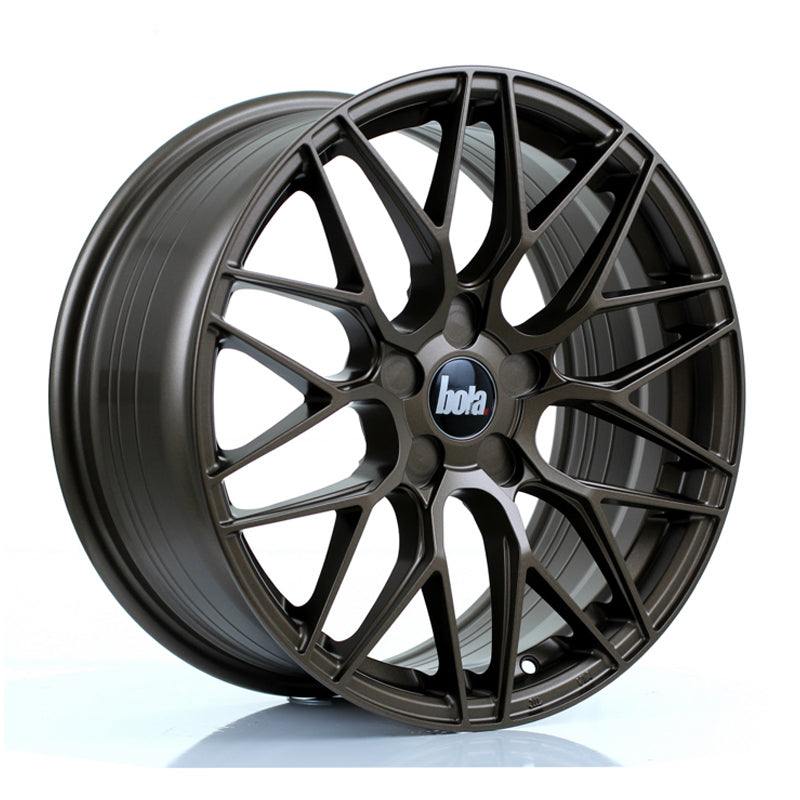 BOLA B17 Alloy Wheel 17x8 5x100 ET35 To 45 72.6mm CB Matt Bronze