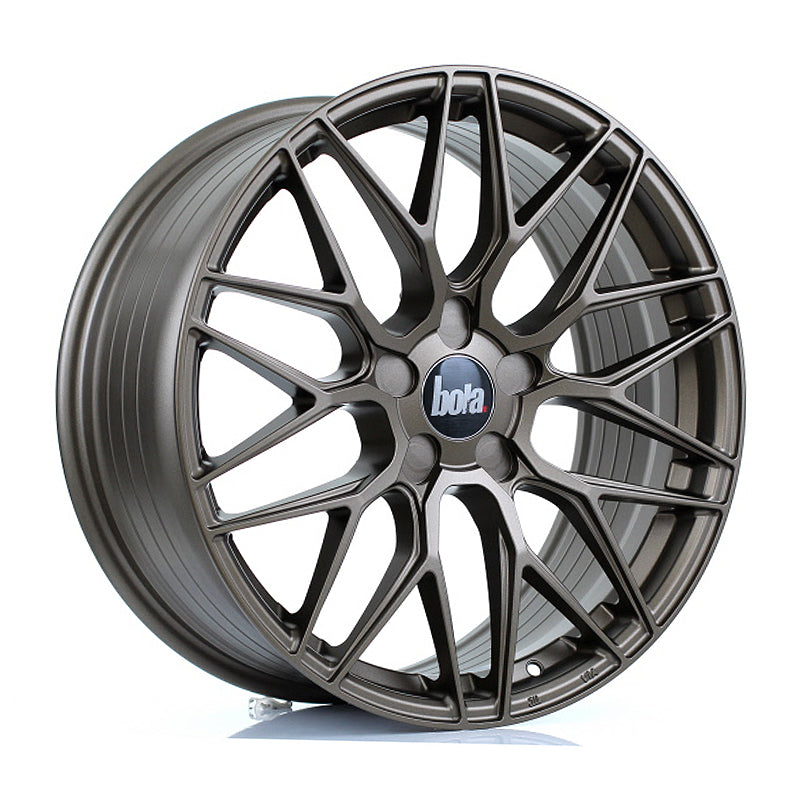 BOLA B17 Alloy Wheel 19x8.5 5x114 ET15 To 45 72.6mm CB Matt Bronze