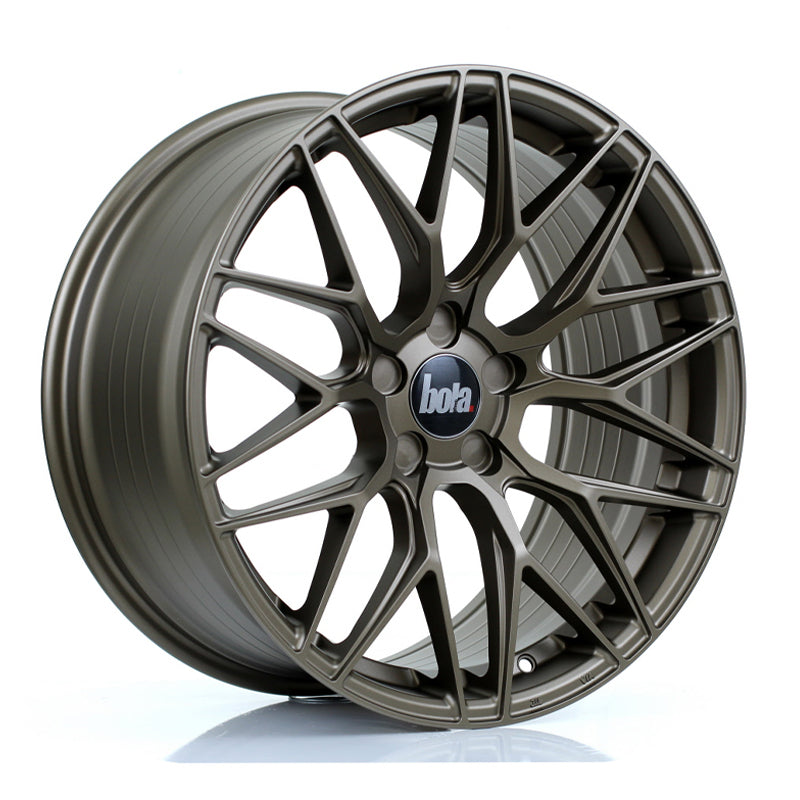 BOLA B17 Alloy Wheel 19x9.5 5x100 ET25 To 45 72.6mm CB Matt Bronze