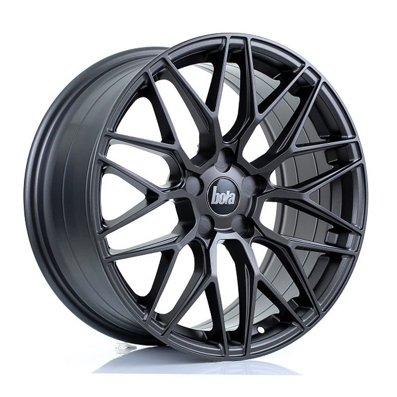 BOLA B17 Alloy Wheel 18x8.5 5x115 ET25 To 45 72.6mm CB Matt Gunmetal