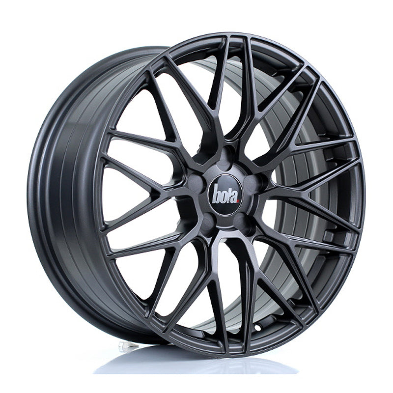 BOLA B17 Alloy Wheel 19x8.25 5x127 ET25 To 45 72.6mm CB Matt Gunmetal