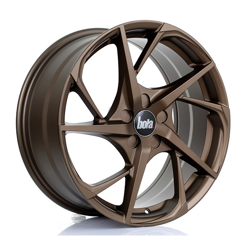 BOLA B18 Alloy Wheel 19x8.5 5x118 ET25 To 45 72.6mm CB Matt Bronze