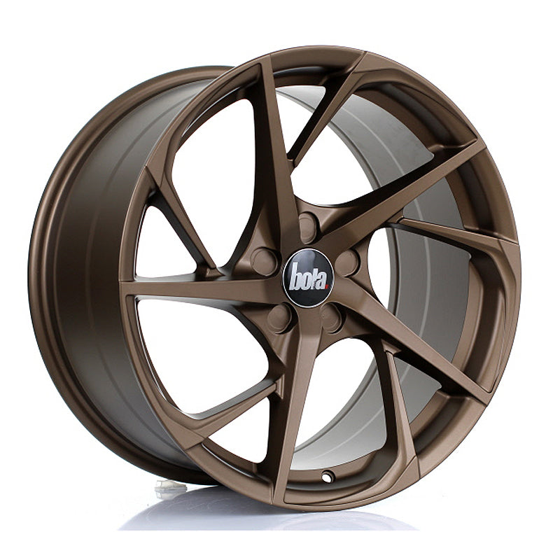 BOLA B18 Alloy Wheel 19x9.5 5x112 ET25 To 45 72.6mm CB Matt Bronze