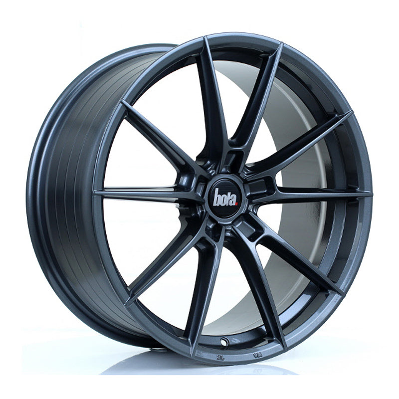BOLA B19 Alloy Wheel 19x8.5 5x108 ET35 To 45 72.6mm CB Gloss Gunmetal