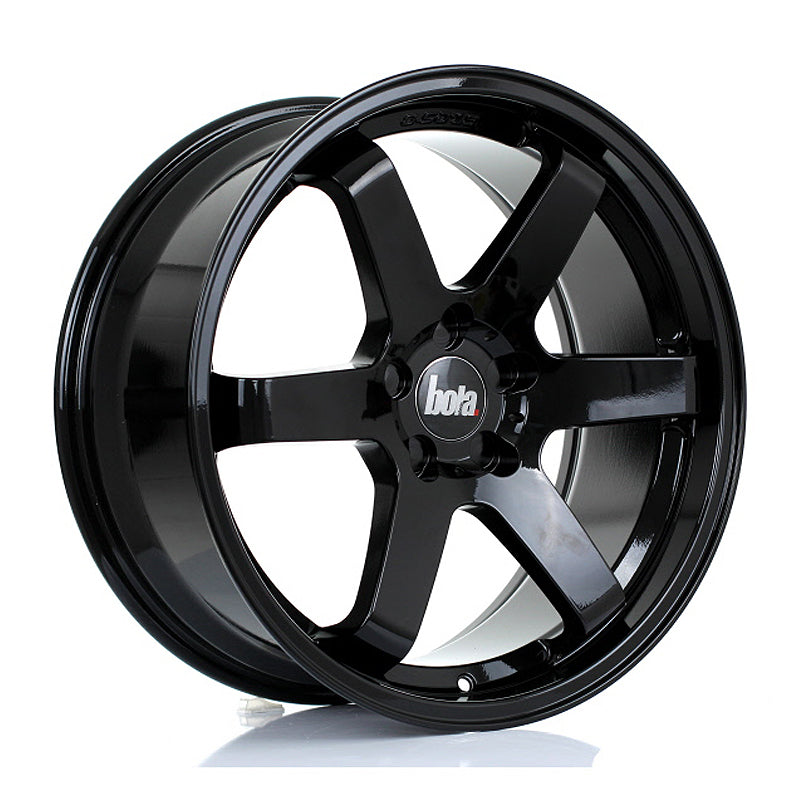 BOLA B1 Alloy Wheel 19x8.5 5x118 ET30 To 45 72.6mm CB Gloss Black