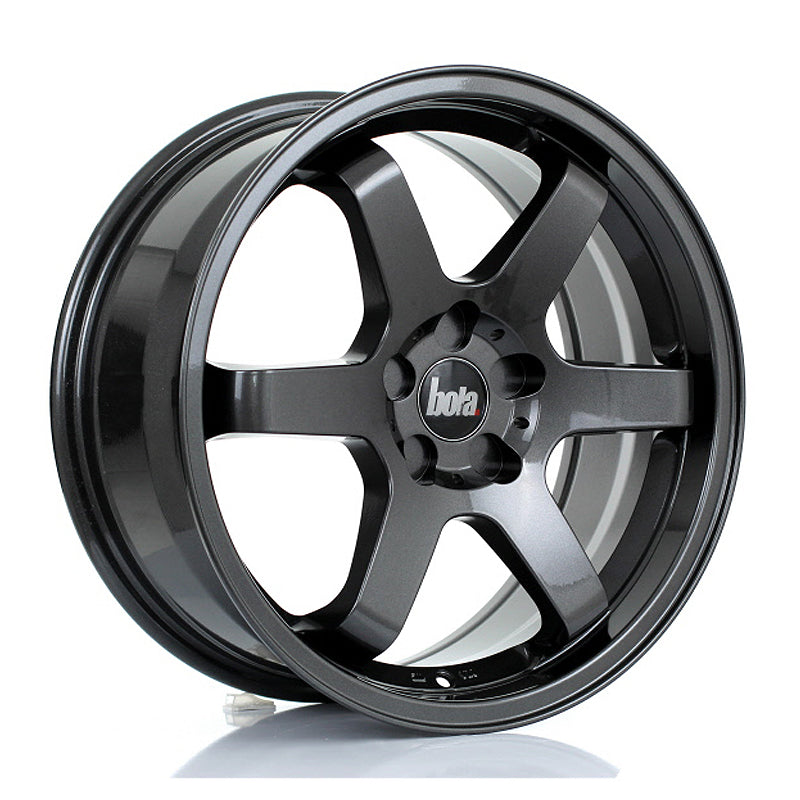 BOLA B1 Alloy Wheel 17x7.5 5x105 ET40 To 45 73.1mm CB Gloss Gunmetal
