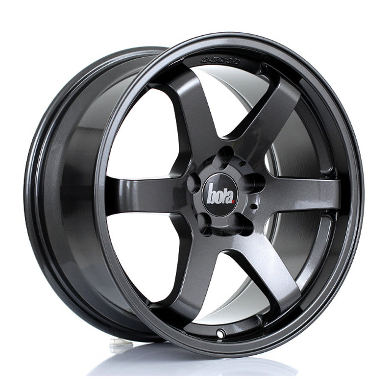 BOLA B1 Alloy Wheel 18x8.5 5x108 ET30 To 45 72.6mm CB Gloss Gunmetal