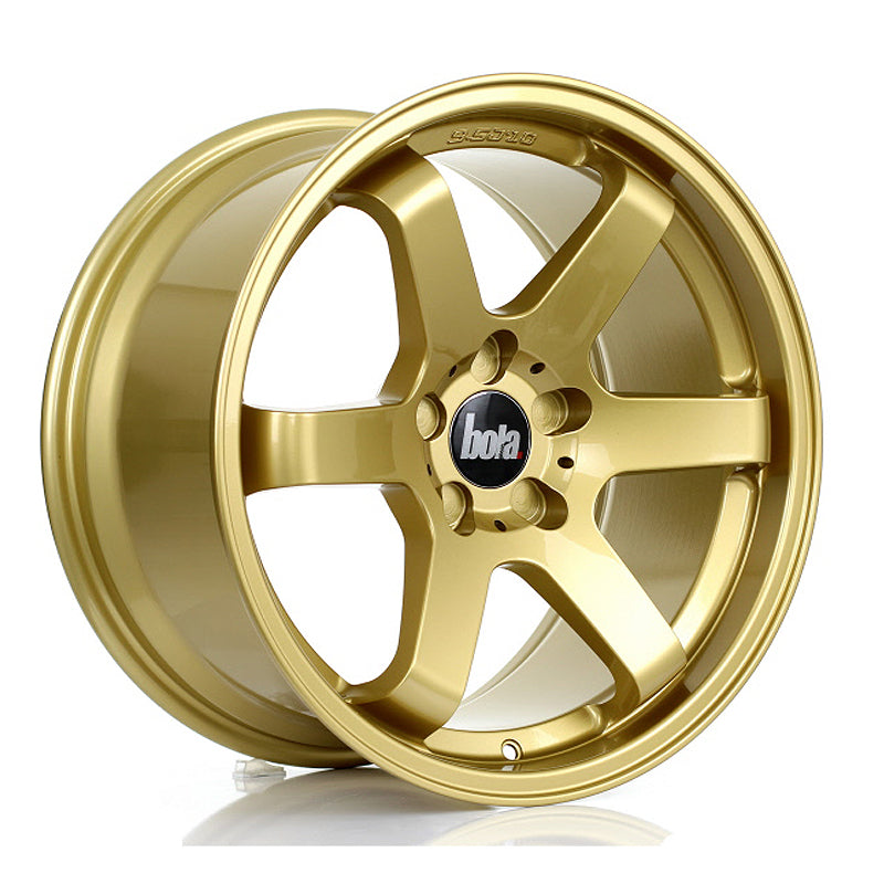 BOLA B1 Alloy Wheel 18x9.5 5x105 ET35 To 45 67.1mm CB Gold