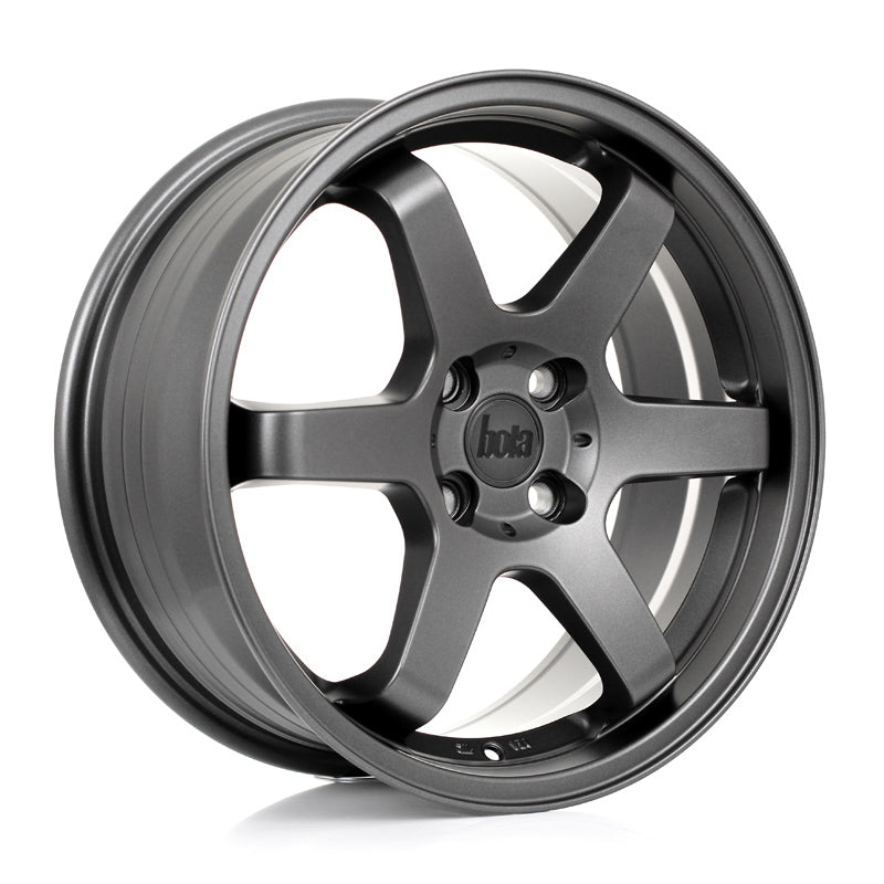 BOLA B1 Alloy Wheel 17x7.5 4x114 ET40 To 45 72.56mm CB Matt Gunmetal