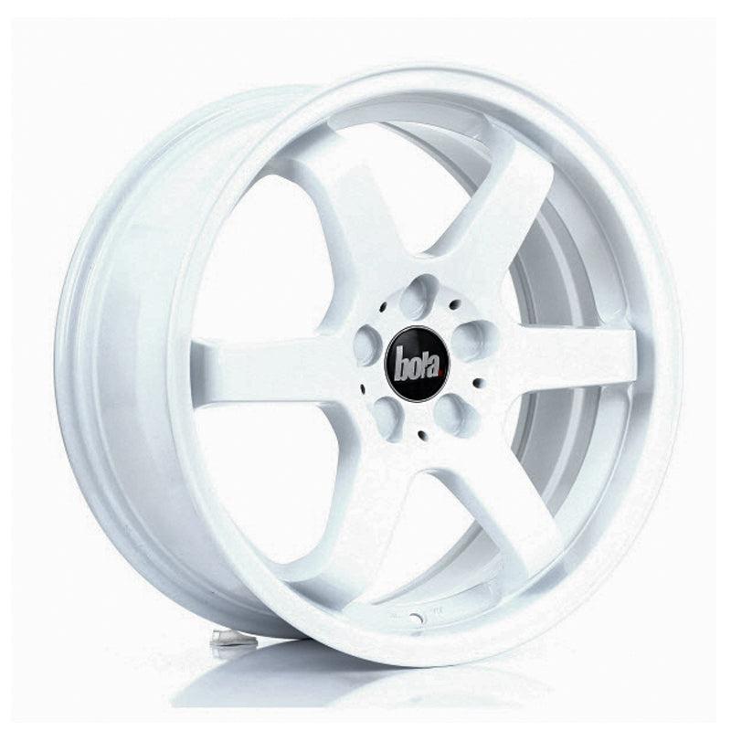 BOLA B1 Alloy Wheel 17x7.5 5x100 ET40 To 45 72.6mm CB White