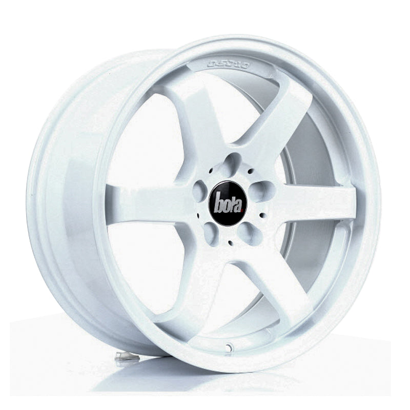 BOLA B1 Alloy Wheel 18x8.5 5x100 ET30 To 45 72.6mm CB White
