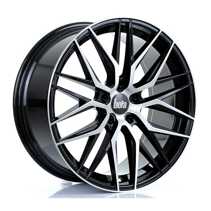 BOLA B22 Alloy Wheel 20x9 5x120 ET43 72.6mm CB Black Brushed Face