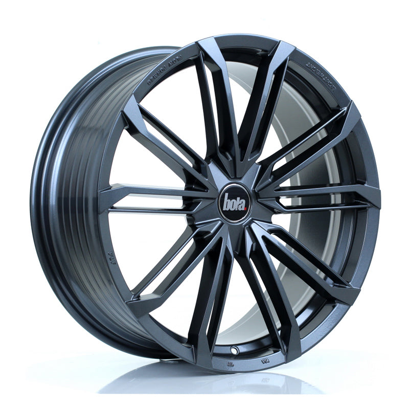BOLA B23 Alloy Wheel 20x8.5 5x98 ET38 To 45 72.6mm CB Gloss Gunmetal