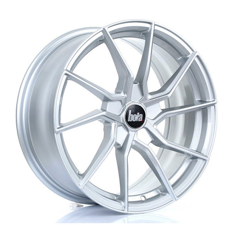 BOLA B25 Alloy Wheel 17x7.5 5x112 ET40 To 45 72.6mm CB Crystal Silver