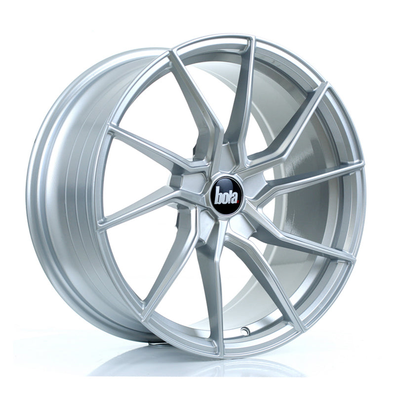 BOLA B25 Alloy Wheel 18x8.5 5x115 ET25 To 45 72.6mm CB Crystal Silver