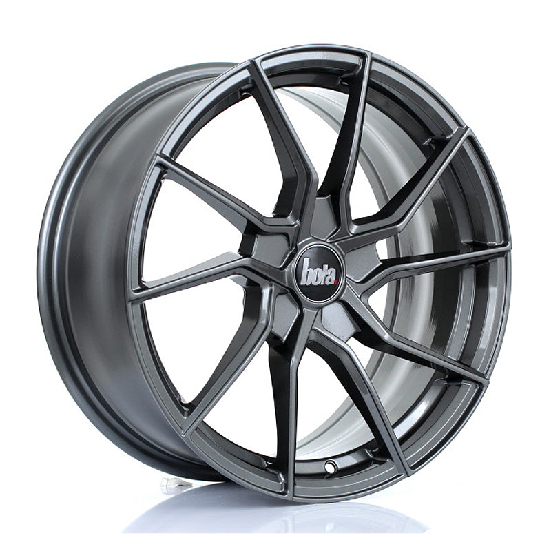 BOLA B25 Alloy Wheel 17x7.5 5x105 ET40 To 45 72.6mm CB Gloss Gunmetal