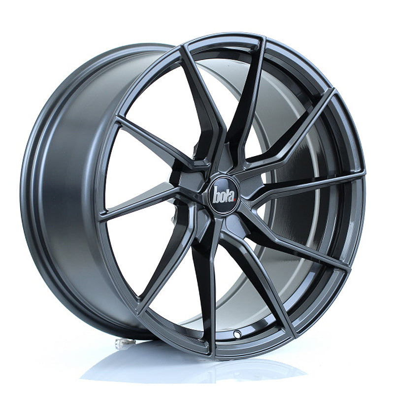 BOLA B25 Alloy Wheel 19x9.5 5x105 ET25 To 45 72.6mm CB Gloss Gunmetal