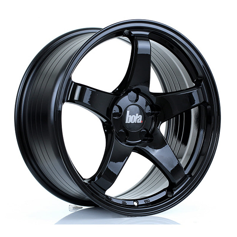 BOLA B2R Alloy Wheel 18x8.5 5x100 ET40 To 45 72.6mm CB Gloss Black