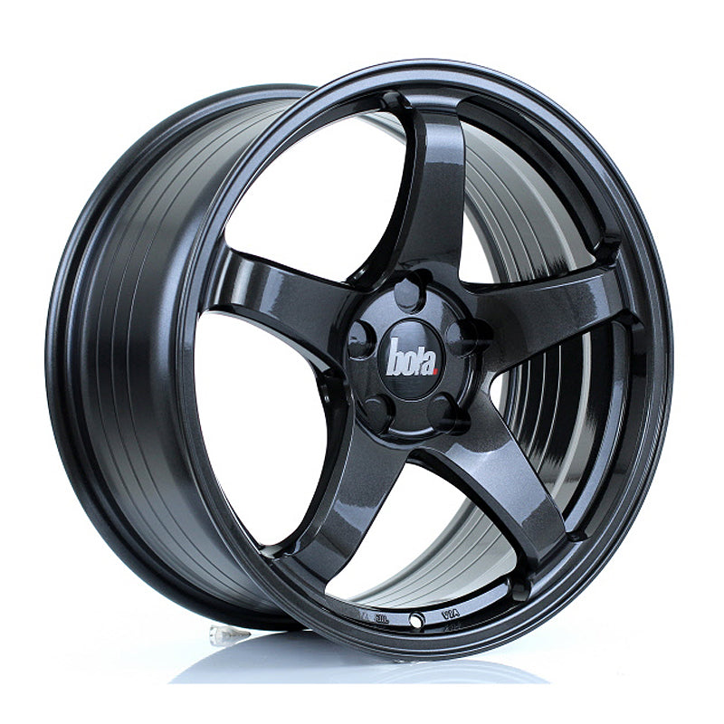 BOLA B2R Alloy Wheel 18x8.5 5x112 ET40 To 45 72.6mm CB Gloss Gunmetal