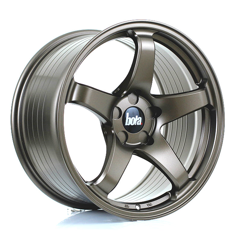 BOLA B2R Alloy Wheel 18x9.5 5x120.65 ET30 To 45 72.6mm CB Matt Bronze