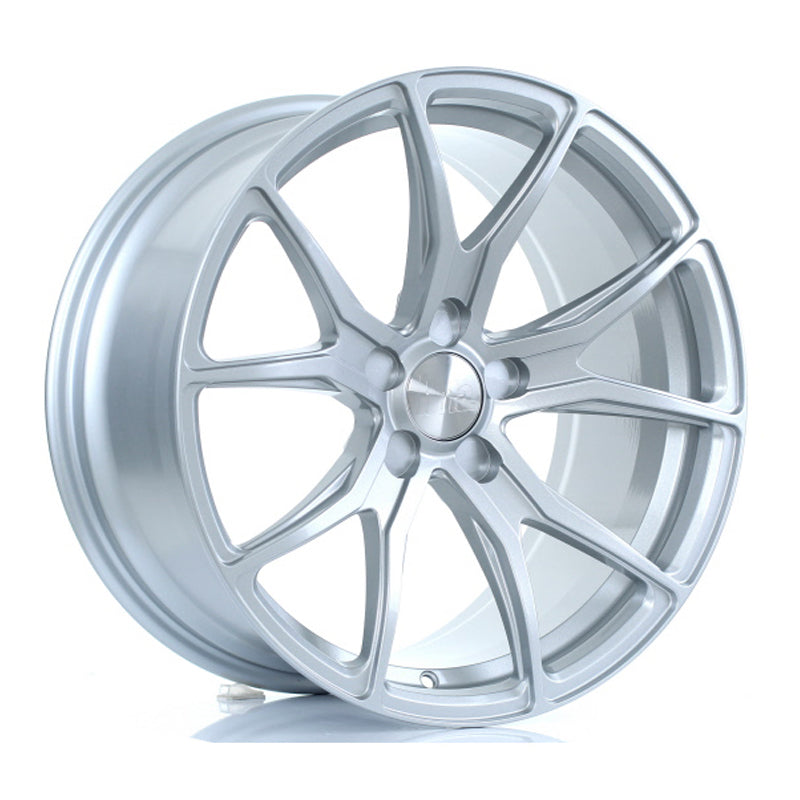 BOLA B6 Alloy Wheel 18x9 5x105 ET30 To 45 72.6mm CB Crystal Silver
