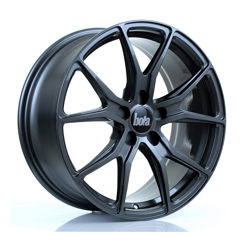 BOLA B6 Alloy Wheel 18x8 5x127 ET30 To 45 72.6mm CB Gloss Gunmetal