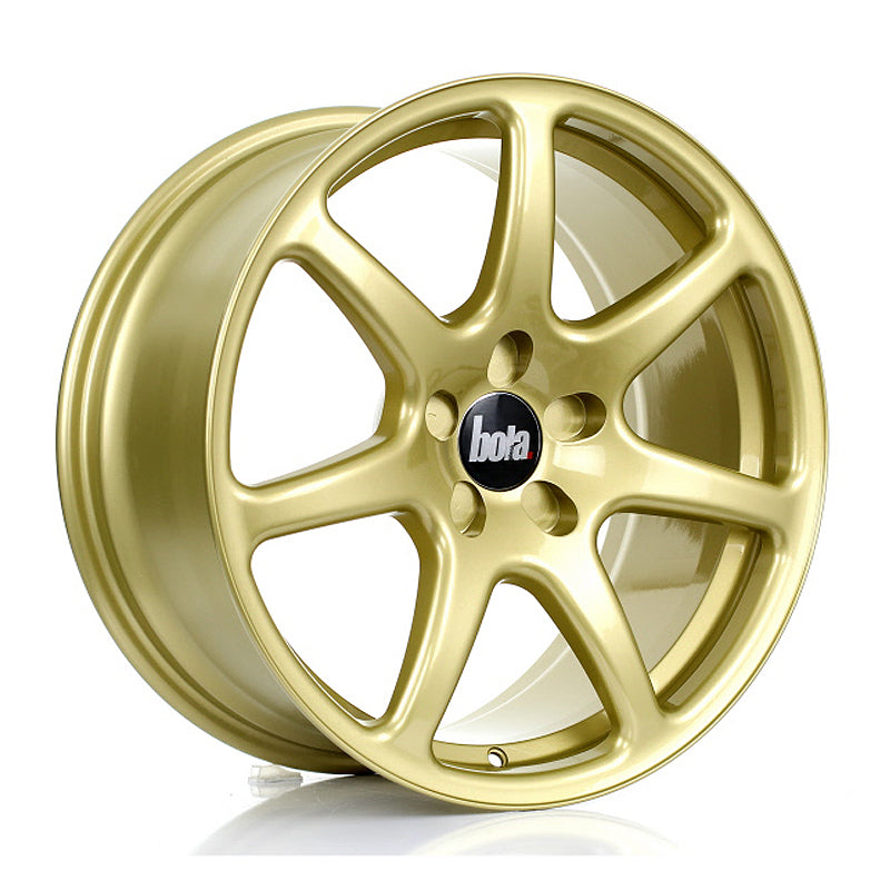 BOLA B7 Alloy Wheel 18x8.5 5x112 ET25 To 45 72.6mm CB Gold