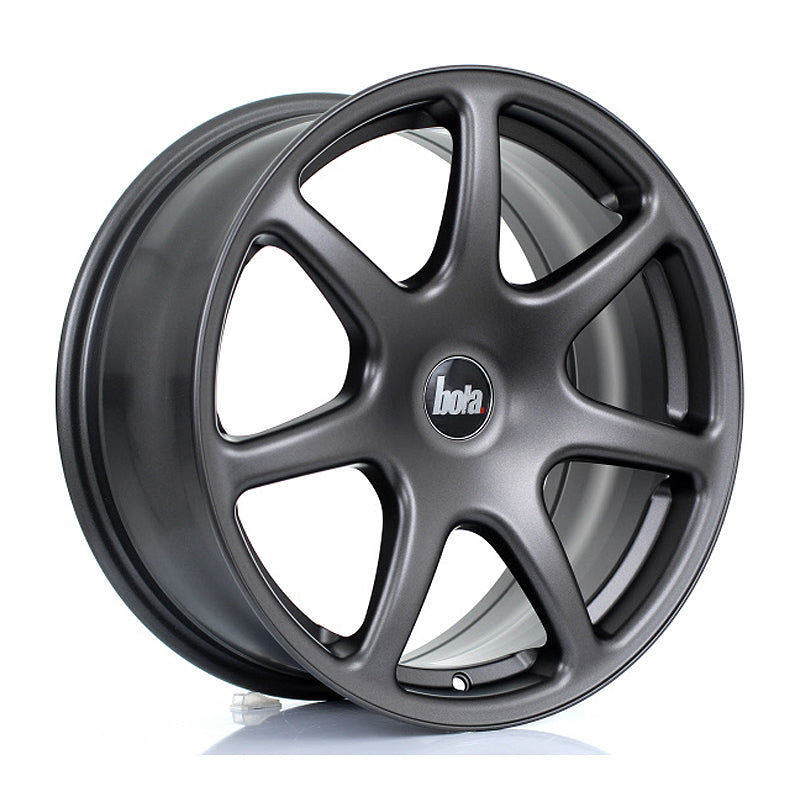 BOLA B7 Alloy Wheel 17x7.5 5x130 ET40 To 45 72.6mm CB Matt Gunmetal