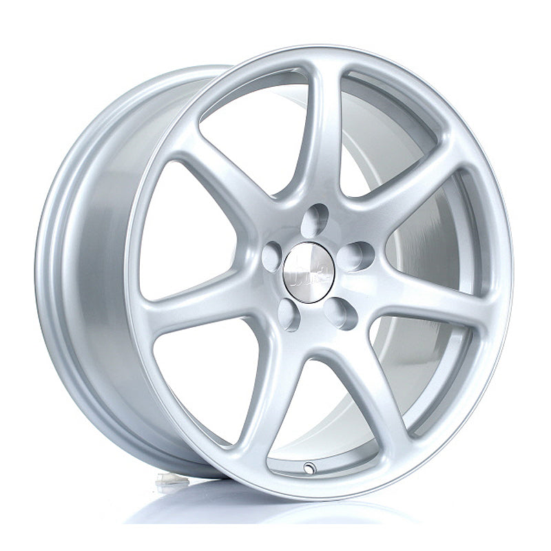 BOLA B7 Alloy Wheel 18x8.5 5x100 ET25 To 45 72.6mm CB Silver